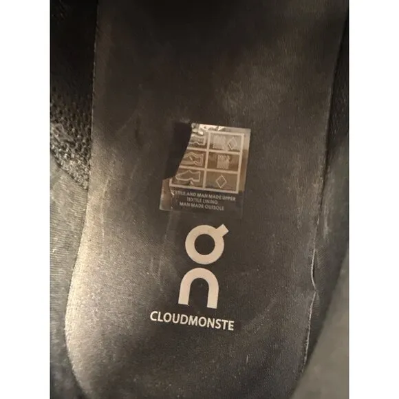 On Cloudmonster Womens Athletic Running Sneakers Nimbus Hay Size EU 41 US W 10.5