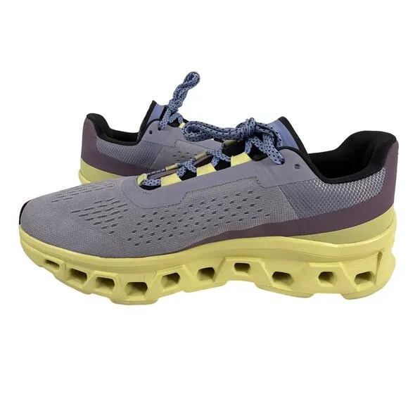 On Cloudmonster Womens Athletic Running Sneakers Nimbus Hay Size EU 41 US W 10.5