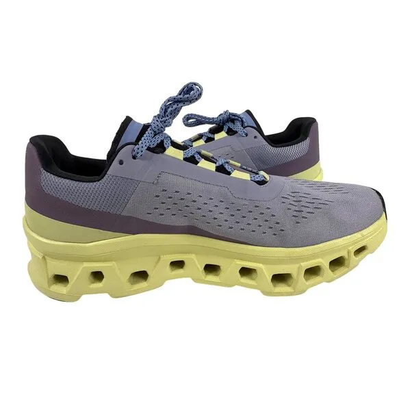 On Cloudmonster Womens Athletic Running Sneakers Nimbus Hay Size EU 41 US W 10.5