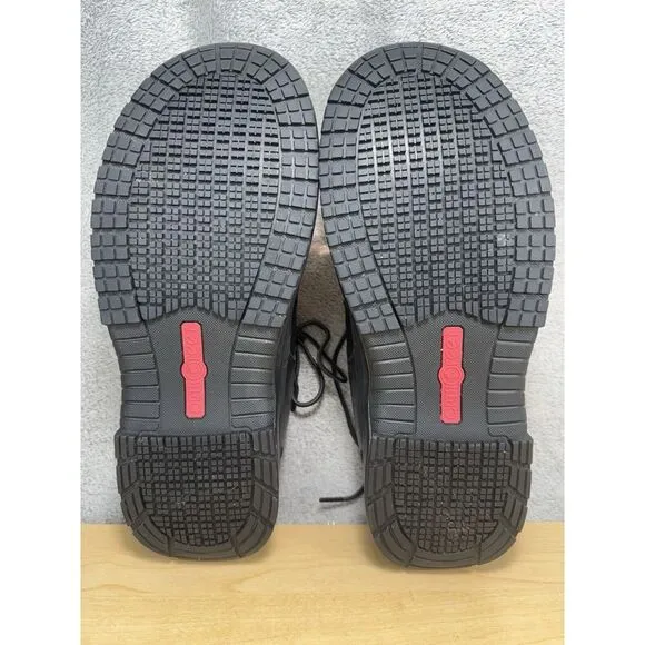 OrthoFeet Black Work Safety Steel Toe Shoes Sneakers Waterproof Mens Size 13 D‎