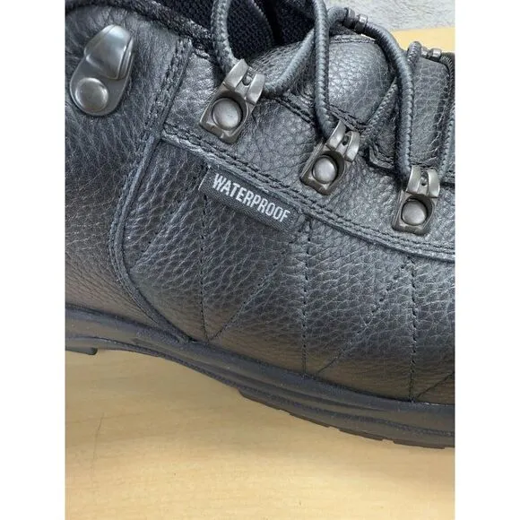 OrthoFeet Black Work Safety Steel Toe Shoes Sneakers Waterproof Mens Size 13 D‎