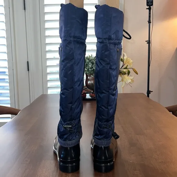 PAJAR Wolseley Winter Boots Knee High Lace Front Side Zipper Navy Fall/Winter 39