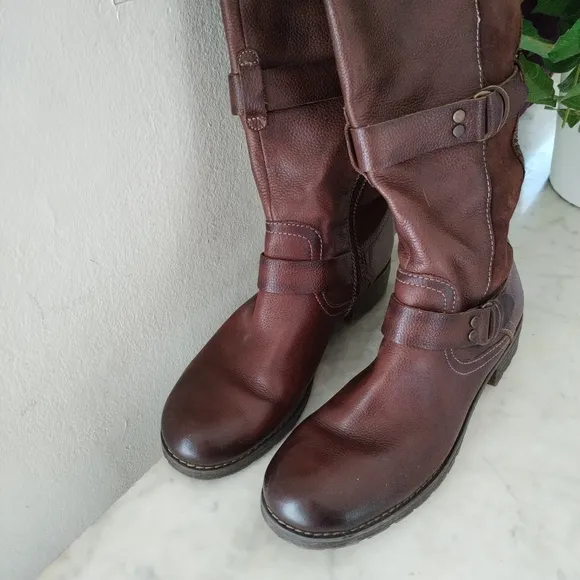 Pikolinos leather knee high boots,9.5 EU 41