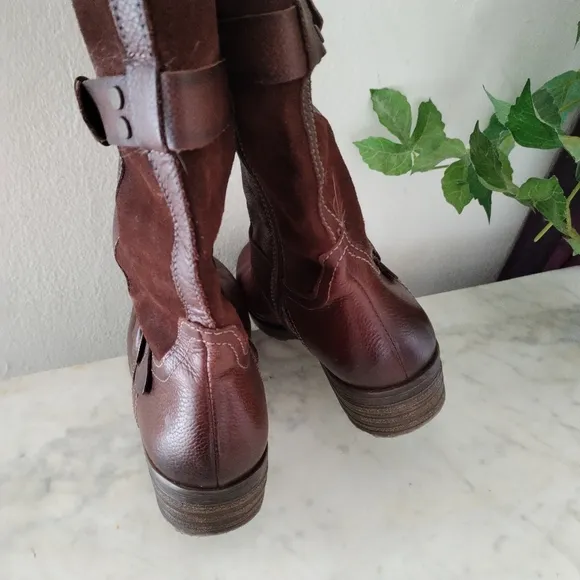 Pikolinos leather knee high boots,9.5 EU 41