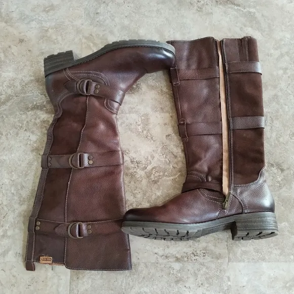 Pikolinos leather knee high boots,9.5 EU 41