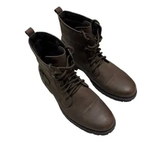 Polar Fox Men's Casual Dress Motorcycle Combat Mid-Top  Hiking Boots size 11