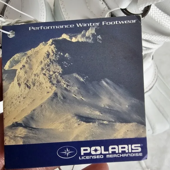 Polaris White Winter Snow Boots