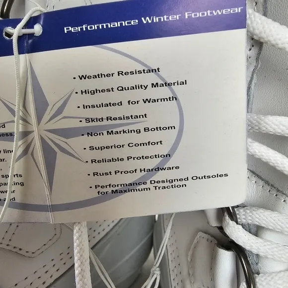 Polaris White Winter Snow Boots