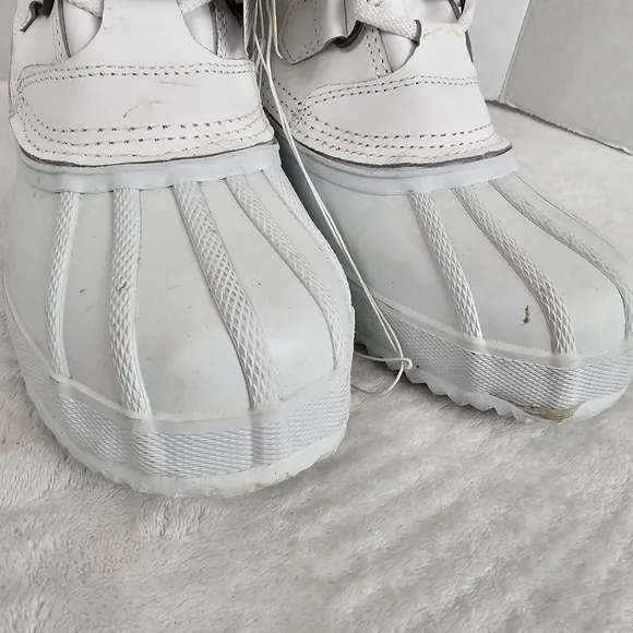 Polaris White Winter Snow Boots