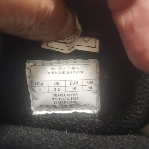 Polo by RL snow boots size 4