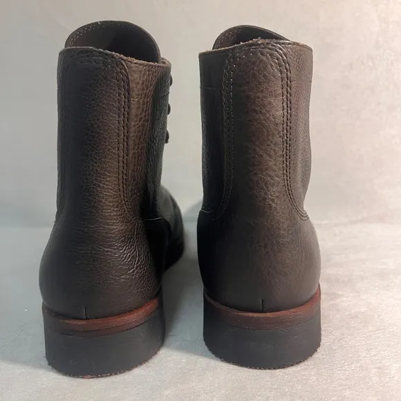 Polo Country Ralph Lauren Enville Boots Mens Sz 13D Brown Leather Cap Toe Ankle