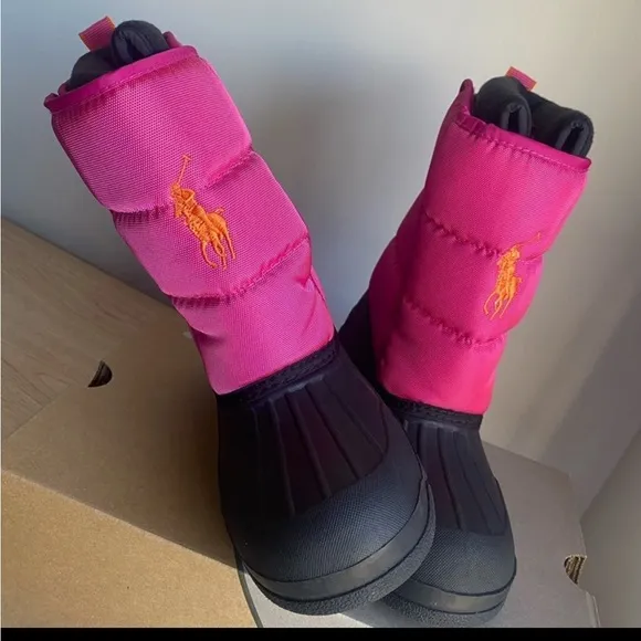 Polo Ralph Lauren Snow/Winter Boots Kids- SZ 4
