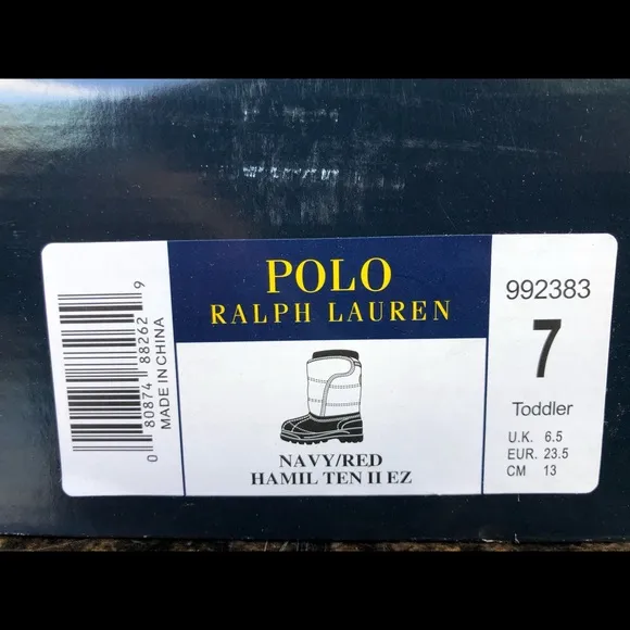 Polo Ralph Lauren Toddler Boys Hamilten II EZ Boo