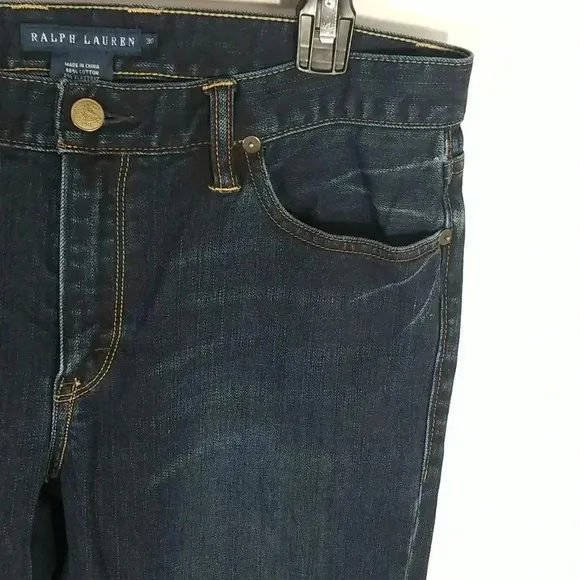 {Polo Ralph Lauren} Western Boot Cut Delancey 740 Equestrian Embroidered