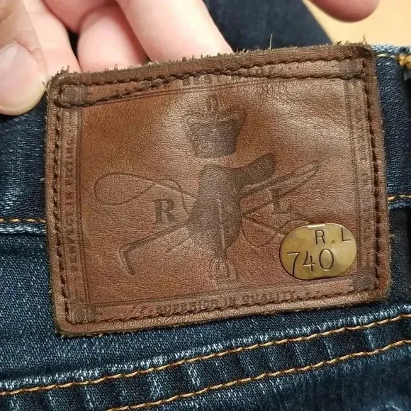{Polo Ralph Lauren} Western Boot Cut Delancey 740 Equestrian Embroidered