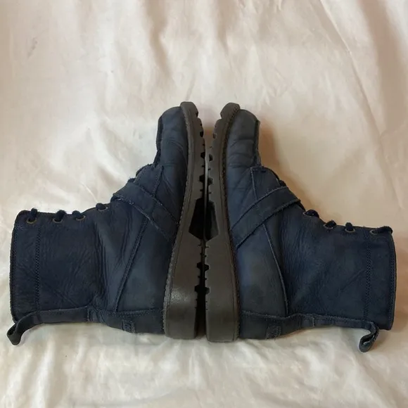 POLO Ranger Mallet Bear Boots Leather Youth 5 Embroidered