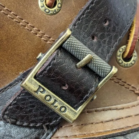 Polo Raulph Polo Ralph Lauren Dover III Mens Winter Boots Brown Size 13D