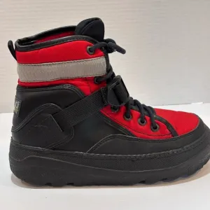 Polo Sport 90S Women's Hiking Boots Red Black Gray SZ 9