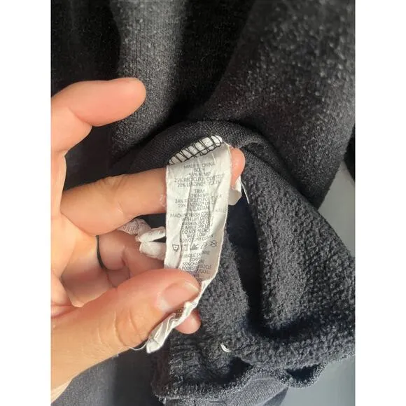 Prana dark grey pullover cozy up crew size extra small