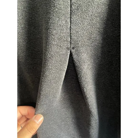 Prana dark grey pullover cozy up crew size extra small