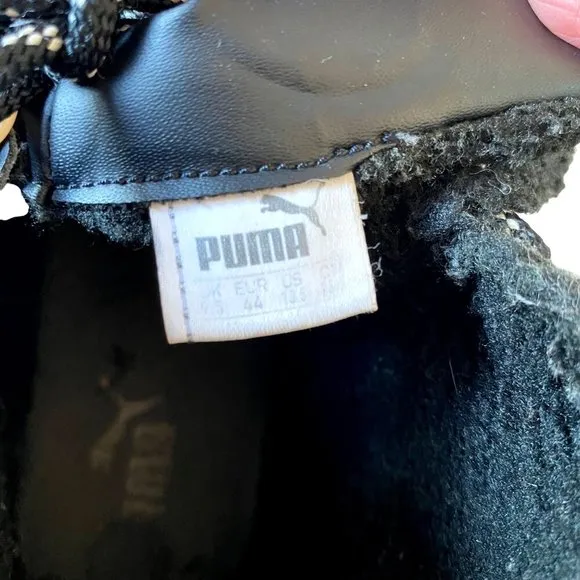 Puma Tatau Winter Fur Boots Black/Marshmallow Men's 10.5 Outdoor Winter Hiking