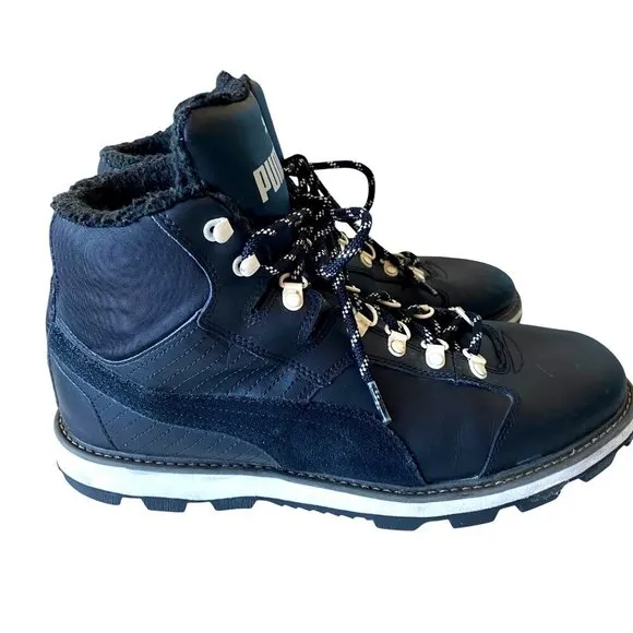 Puma Tatau Winter Fur Boots Black/Marshmallow Men's 10.5 Outdoor Winter Hiking