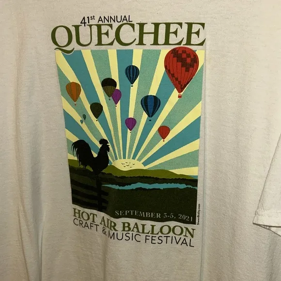 Quechee Hot Air Balloon Festival Tee Shirt