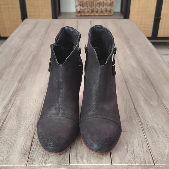 Rag &amp; Bone Margot Black Leather Ankle Boots Size EU 36½