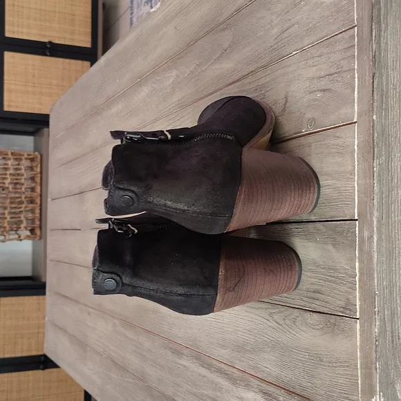 Rag &amp; Bone Margot Black Leather Ankle Boots Size EU 36½