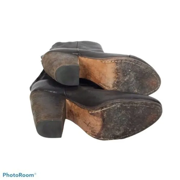 Rag &amp; Bone Newbury leather heeled boots 38