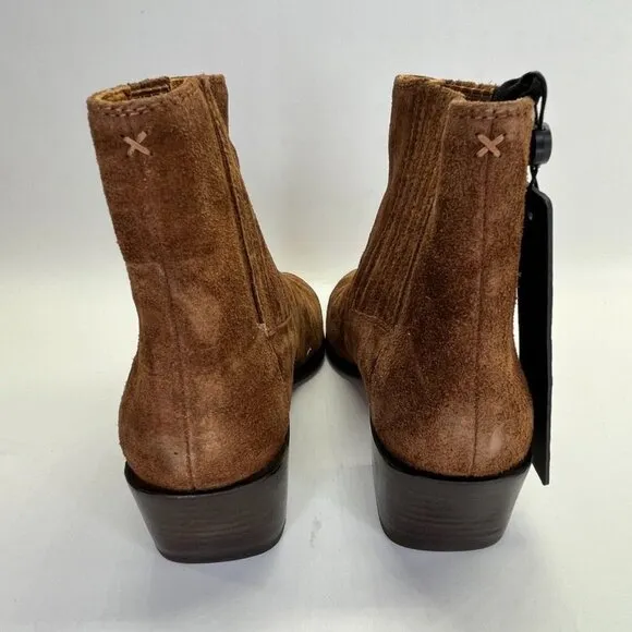 rag &amp; bone Women's ICON Rover Chelsea Boots Size 39 US 9 in Brown Suede