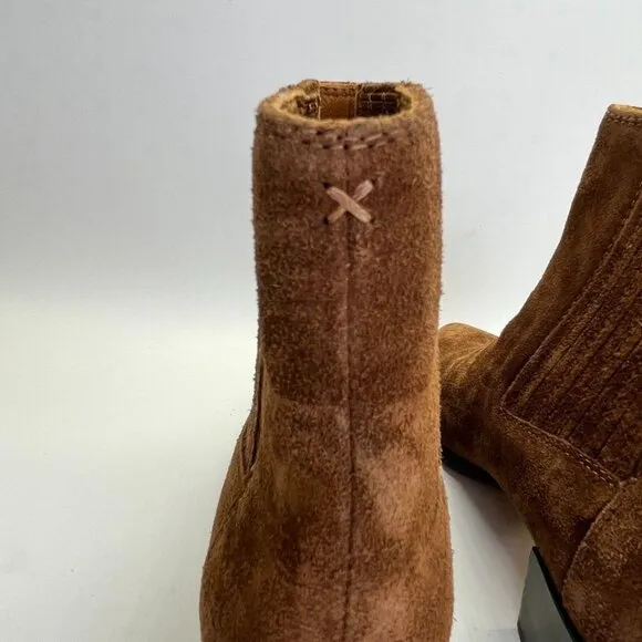 rag &amp; bone Women's ICON Rover Chelsea Boots Size 39 US 9 in Brown Suede