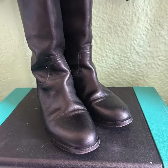 Rag and Bone Holly Riding Boots in Black sz 36.5 6.5
