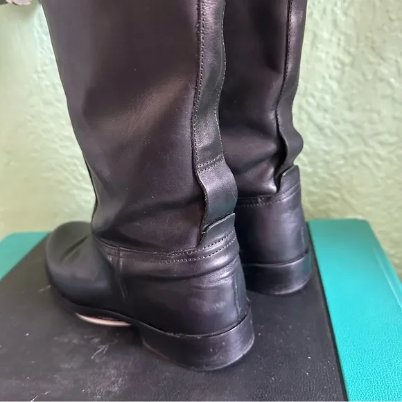 Rag and Bone Holly Riding Boots in Black sz 36.5 6.5