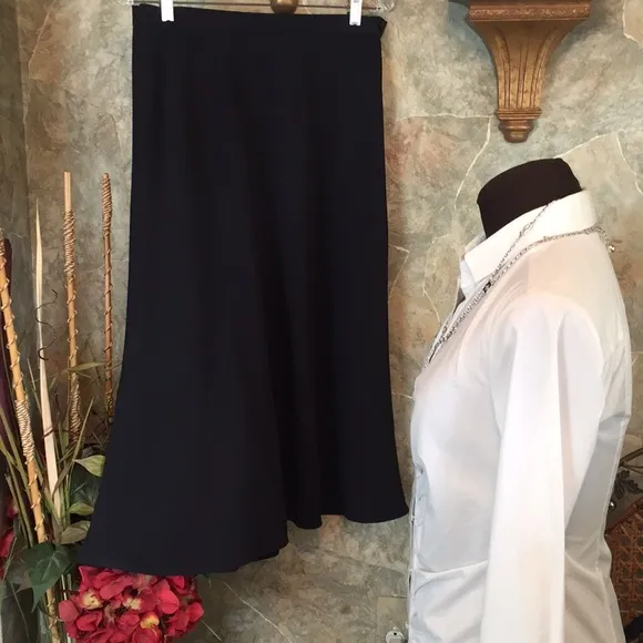 Ralph Lauren stunning black flair equestrian skirt