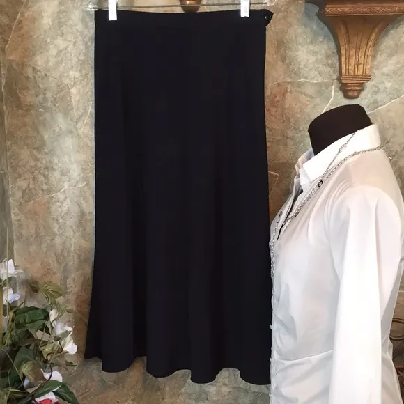 Ralph Lauren stunning black flair equestrian skirt