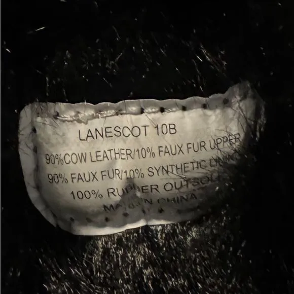 Ralph Lauren Winter Lanescout combat boots Fur size 10 NEW