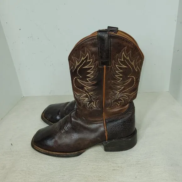 Rank 45 Boots Mens Size 9EE Brown Leather Xero Gravity Unit Western Gorpcore Job