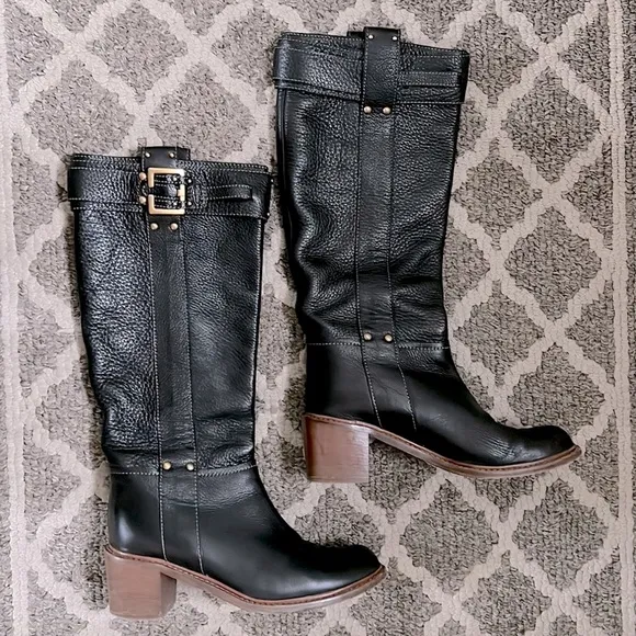 Rare Chloe Leather Equestrian Boots