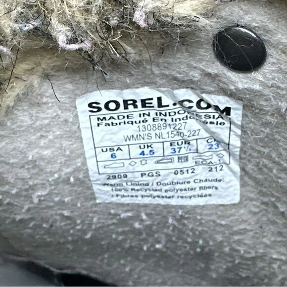 Rare Sorel Women's Joan of Arctic Winter Tall Snow Boots NL1540-227 Size 6