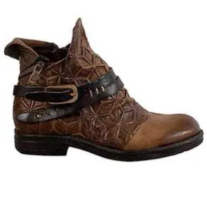 ✨RARE✨A.S.98 Isha Geometric Leather Boot FIRM