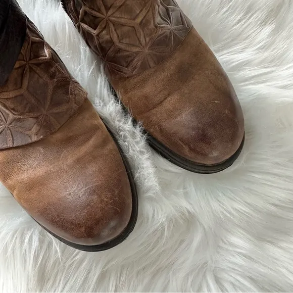 ✨RARE✨A.S.98 Isha Geometric Leather Boot FIRM
