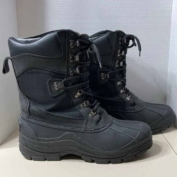Red Wing Irish Setters Hunt Mens Size 10D Snow Rain Mud Work Boots Lace Up Black