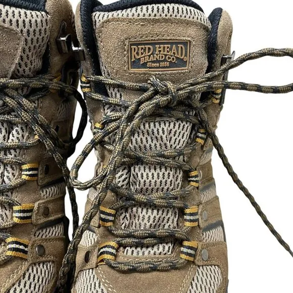 Redhead front range mens size 9.5 Hiking Boots 100% Waterproof Leather/suede