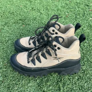 Reebok Rare Vintage 1995 Etna Mid Olive Canvas &amp; Black Hiking Boots Size 7 1/2