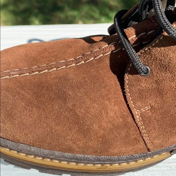 Rieker brown suede Sherpa lined winter ankle boots sz 6