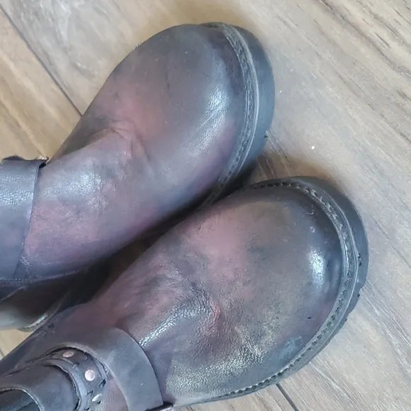 Roan by Bed Stu Anabella Womens Moto Riding Booties shoes sz 8