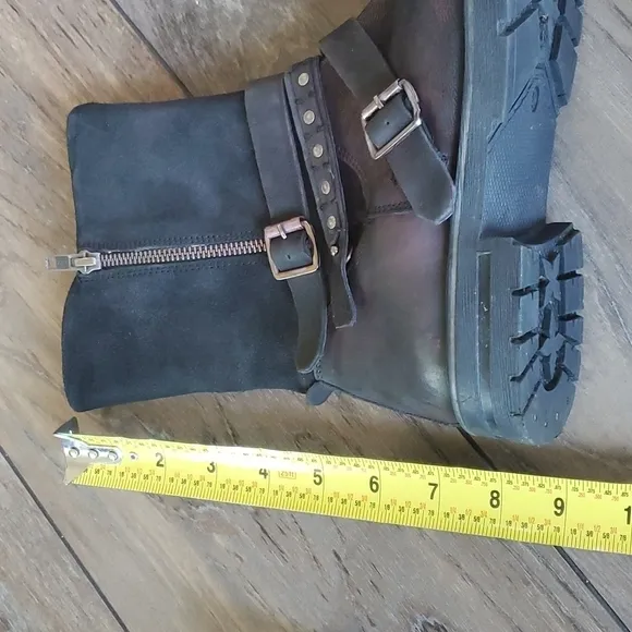 Roan by Bed Stu Anabella Womens Moto Riding Booties shoes sz 8