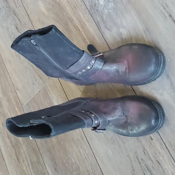 Roan by Bed Stu Anabella Womens Moto Riding Booties shoes sz 8