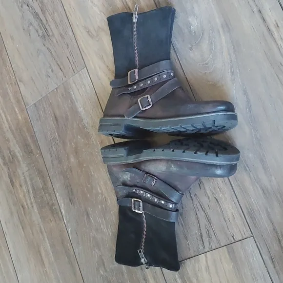 Roan by Bed Stu Anabella Womens Moto Riding Booties shoes sz 8